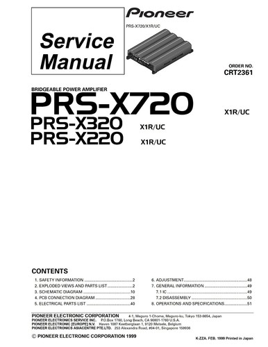 Servizio manuale istruzioni - servizio,