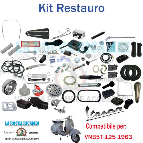 Kit restauro vespa 125 - vespa,