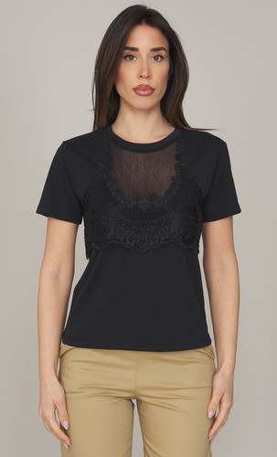 Shirt twinset con - t-shirt,