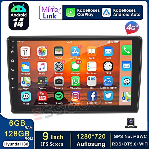Autoradio 128g android 15 - autoradio, 6+128g