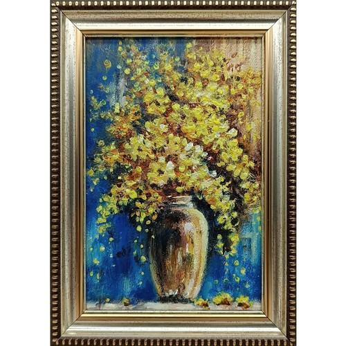 Dipinto olio originale bouquet