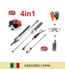 Decespugliatore 4in1 Multifunzione Troncarami Tagliasiepe Motosega Tagliaerba