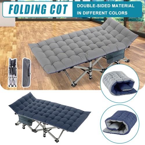 Naizea camping cot side gray - 2,