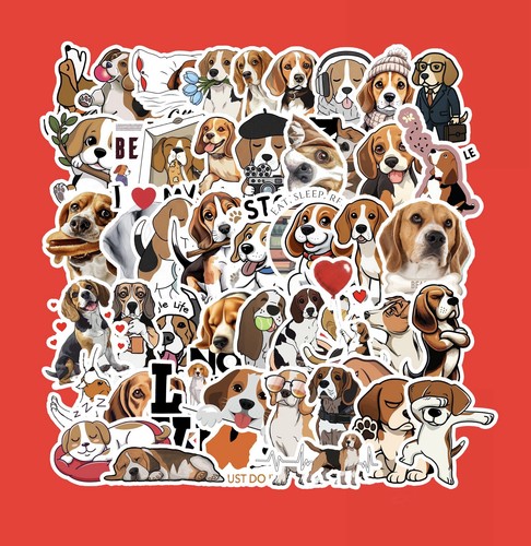 Adesivi per cani beagle set - set, 50