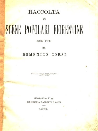 Raccolta scene popolari - di,