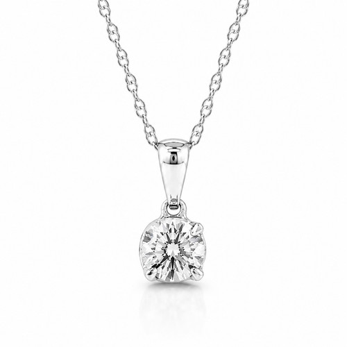 Collana con ciondolo solitario