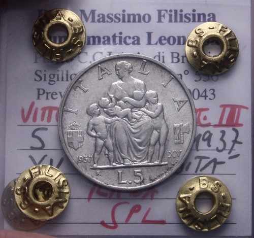 Veiii italia 5 - 5, lire