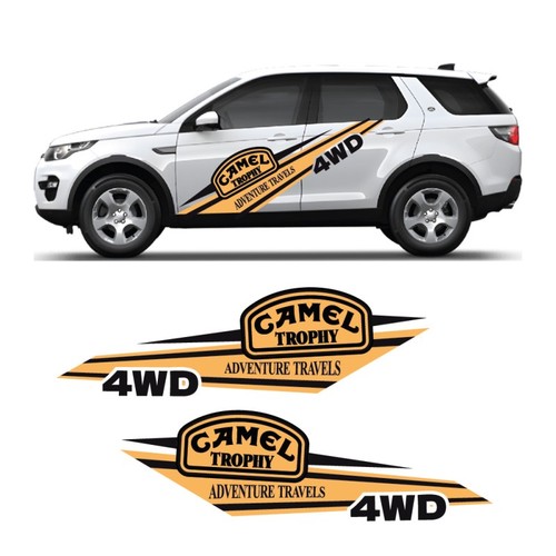 Adesivi laterali trophy 4wd - adesivi,