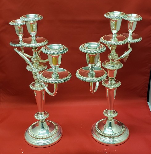 Antica coppia candelabri - antica,