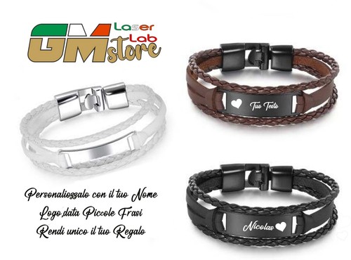Bracciale braccialetto uomo - bracciale,