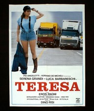 TERESA manifesto poster Serena Grandi Dino Risi Camionista Camion Scania 142 E5