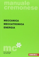 MANUALE CREMONESE MECCANICA MECCATRONICA ENERGIA 3'ED. ZANICHELLI 9788808061232