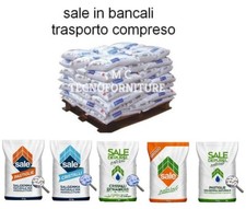 Bancali di sale 25 kg per addolcitore o per elettrolisi del sale per piscine