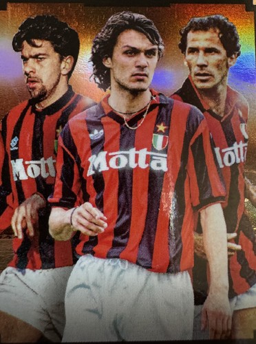 Rara topps decades - ac, milan