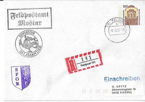 Feldpost sfor mostar - feldpost,