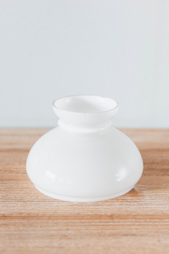 Bel abat jour opaline - opaline, blanc