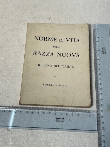 Norme vita razza nuova - ,