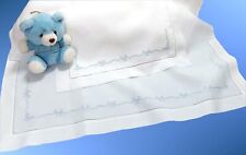 Lenzuolo Culla Ricamato a mano