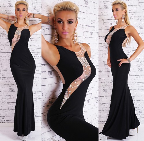 Abito vestito elegante nero - elegante,