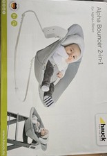 Hauck Sdraietta infanzia movimento basculante 2 in 1 ALPHA BOUNCER Grey 661970
