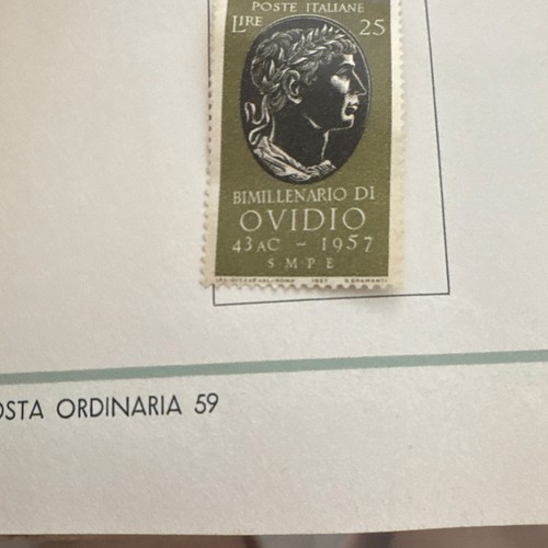 Poste italiane italia 1957 - poste,