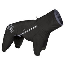 Hurtta Mudventure Tuta per Cani ECO Nera, Impermeabile, per Avventure Outdoor
