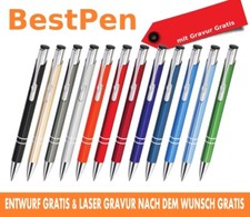 10 - 500 pezzi Penna a sfera in metallo con incisione / con pubblicità. Penne con incisione