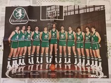 POSTER BASKET META' ANNI 70 HURLINGHAM POZZECCO OESER RON DE VRIES MENEGHEL