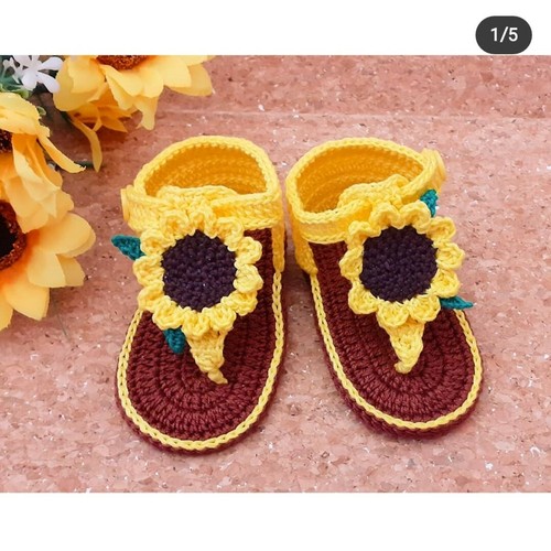 Scarpette sandalini girasole - scarpette,