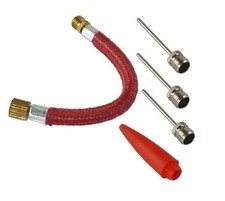 Kit adattatore pompa SupaTool 7 pezzi ideale per la maggior parte pneumatici bici sfere airbed nuovo