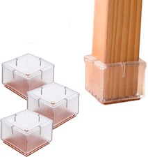 16PCS Transparent Square Chair
