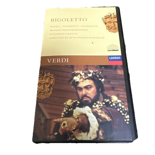 Verdi rigoletto vhs luciano - vhs,