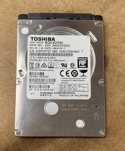 Toshiba mq01acf050 7200 rpm - toshiba, (7200