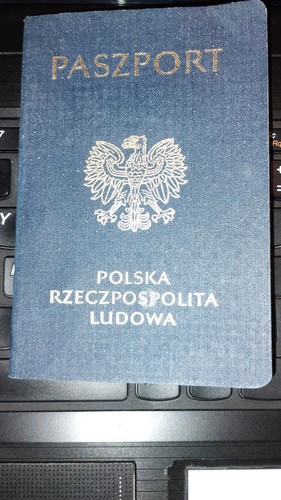 Passaporto vintage polonia - vintage,