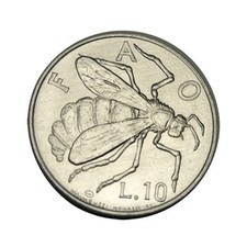 elf  San Marino 10 Lire 1974