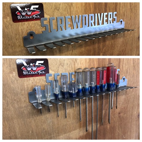 Screwdriver rack storage - -, for