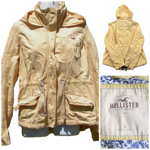 Y2k hollister military jacket - hollister,