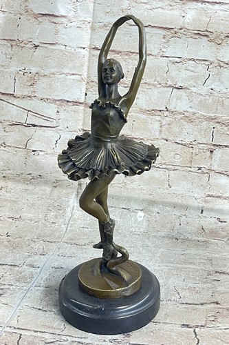 Scultura bronzo ballerina - bronzo,