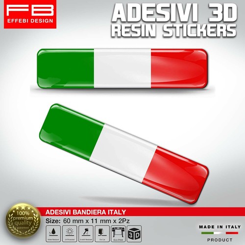 Adesivi resinati bandiera - adesivi,