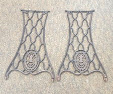 Gambe da tavolo vintage Singer