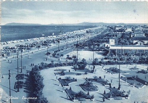 Cartolina postcard rimini - cartolina,
