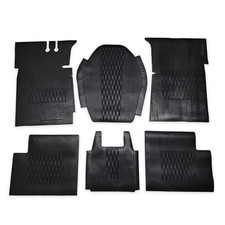 SERIE TAPPETI IN GOMMA PER FIAT 1100 D EPOCA MADE IN ITALY