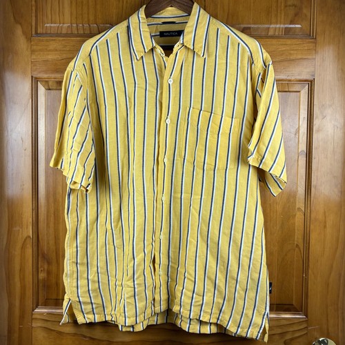 Camicia uomo nautica gialla - nautica,
