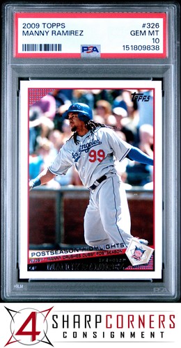 2009 topps 326 manny ramirez - topps,