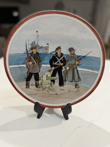 Piatto porcellana cccp marinai - piatto,