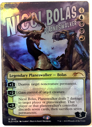 Mtg nicol bolas planeswalker - mtg,