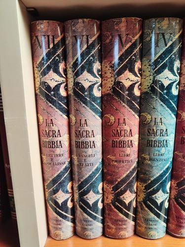 Sacra bibbia 7 volumi - la,