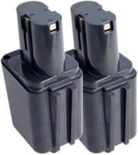 Trade-Shop - 2 batterie Ni-MH 9,6 V, 3000 mAh, compatibili con avvitatore Bosch