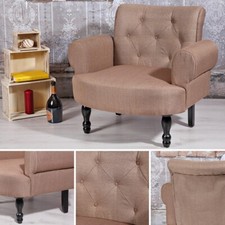 Poltrona imbottita marrone