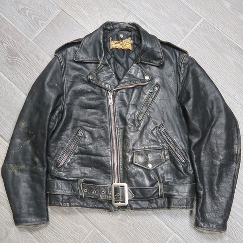 Giacca moto pelle nera - , schott